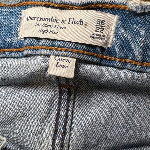 Abercrombie & Fitch Curve Love The Mom Short High Rise Size 22 NWT - Picture 6 of 7